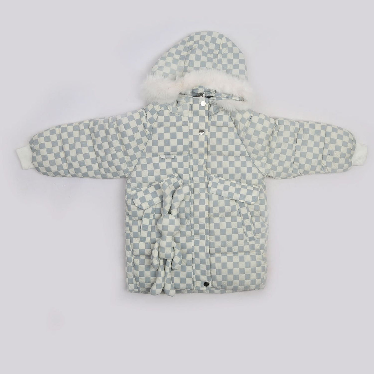 Girls Jacket - White, Girls Jackets, Chase Value, Chase Value