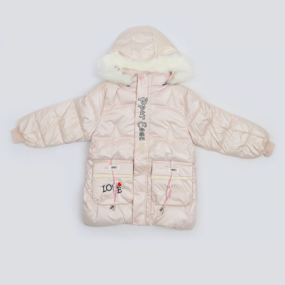 Girls Jacket - Baby Pink, Girls Jackets, Chase Value, Chase Value