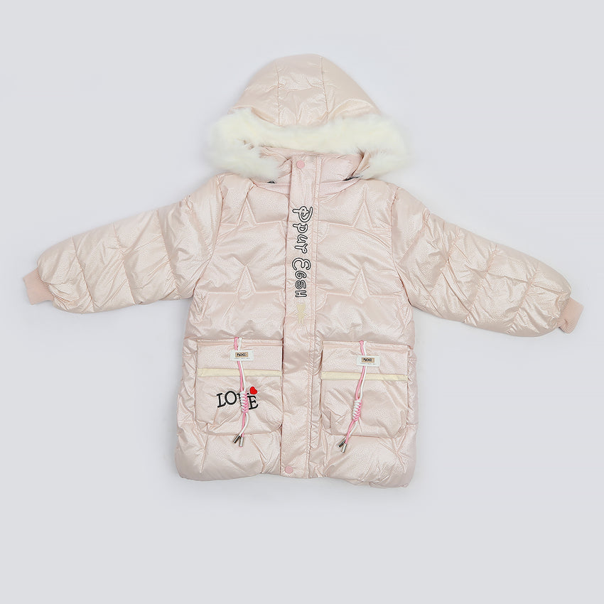 Girls Jacket - Baby Pink