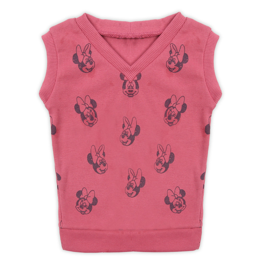 Girls Sleeveless Sweaters - Pink, Girls Sweaters, Chase Value, Chase Value
