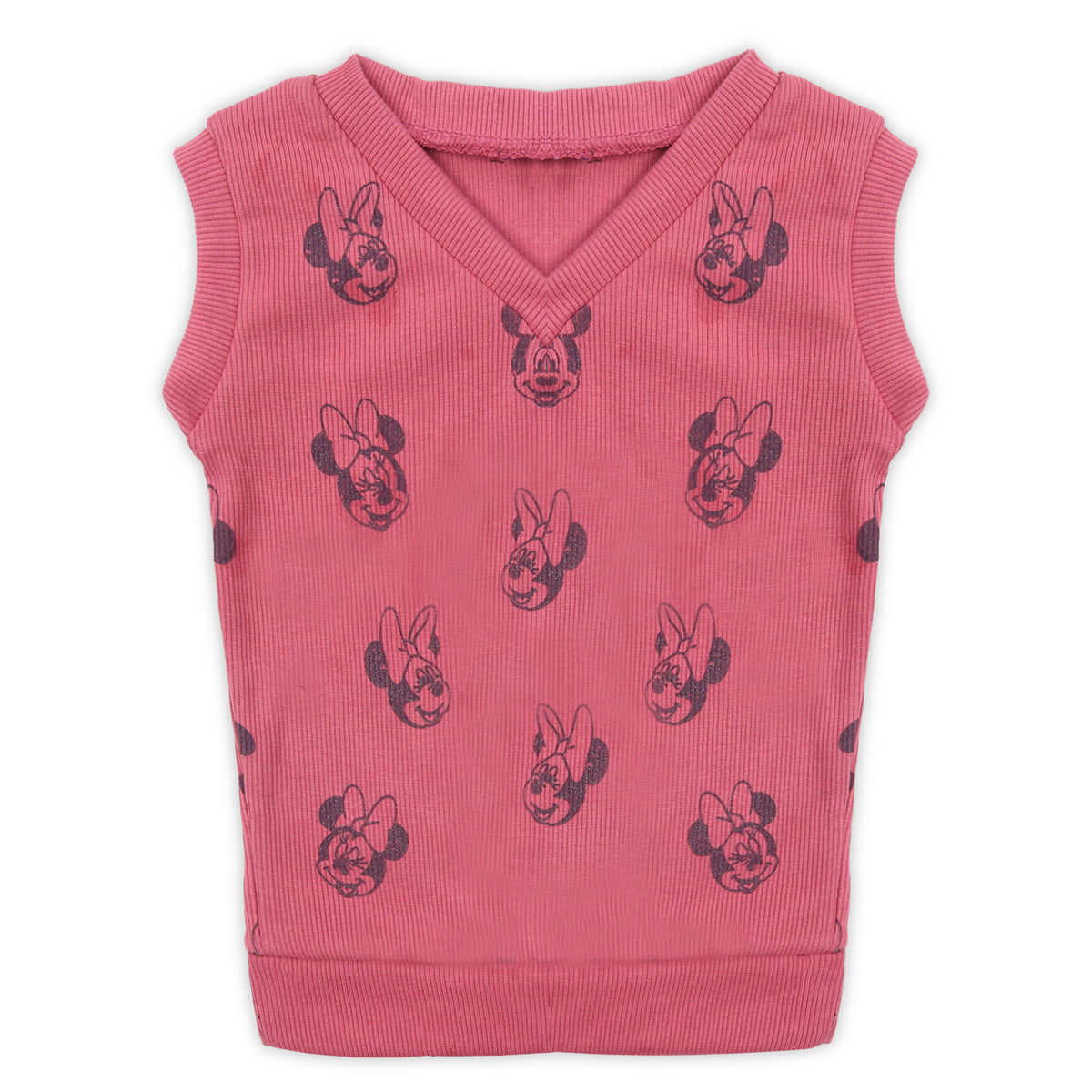 Girls Sleeveless Sweaters - Pink, Girls Sweaters, Chase Value, Chase Value