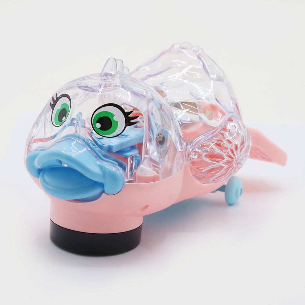 Duck Toy With Light and Music - Pink, Battery Operated Toys, Chase Value, Chase Value
