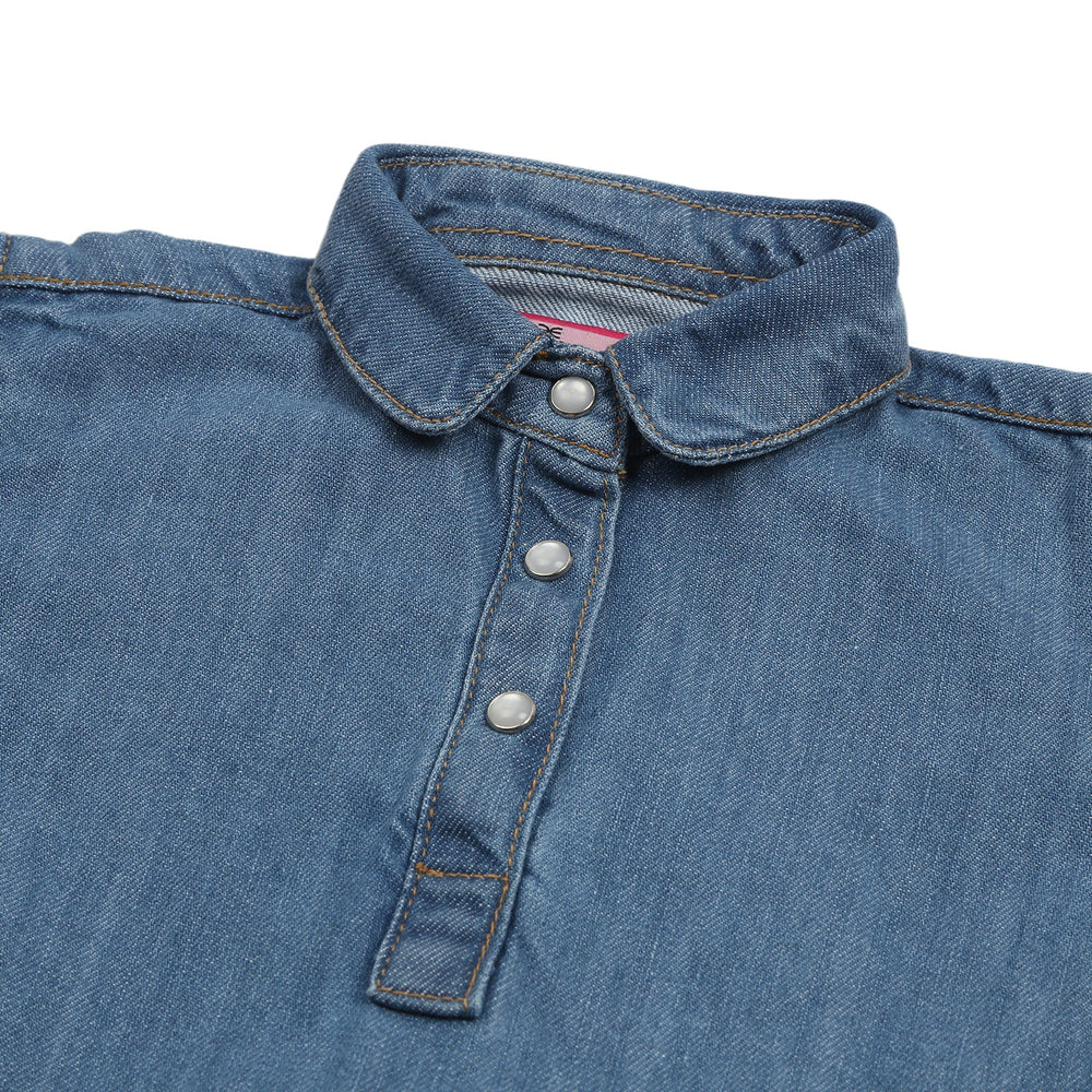 Eminent Girls Denim Frock - Light Blue, Girls Frocks, Eminent, Chase Value