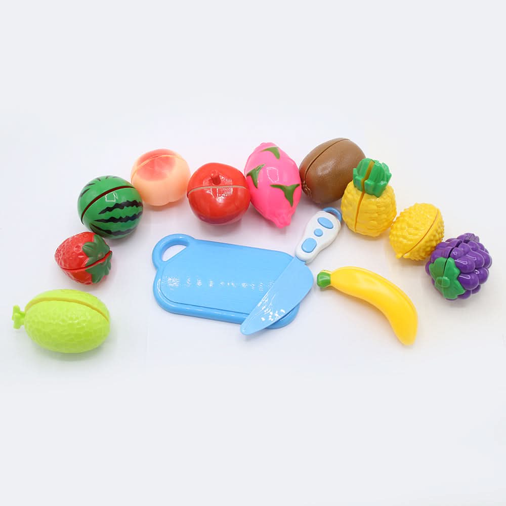 Cutting Fruit Set - Multi Color, Kids Cosmetic & Kitchen Sets, Chase Value, Chase Value