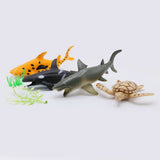 Sea Animal Pack of 4 - Multi Color, Animal Toys, Chase Value, Chase Value