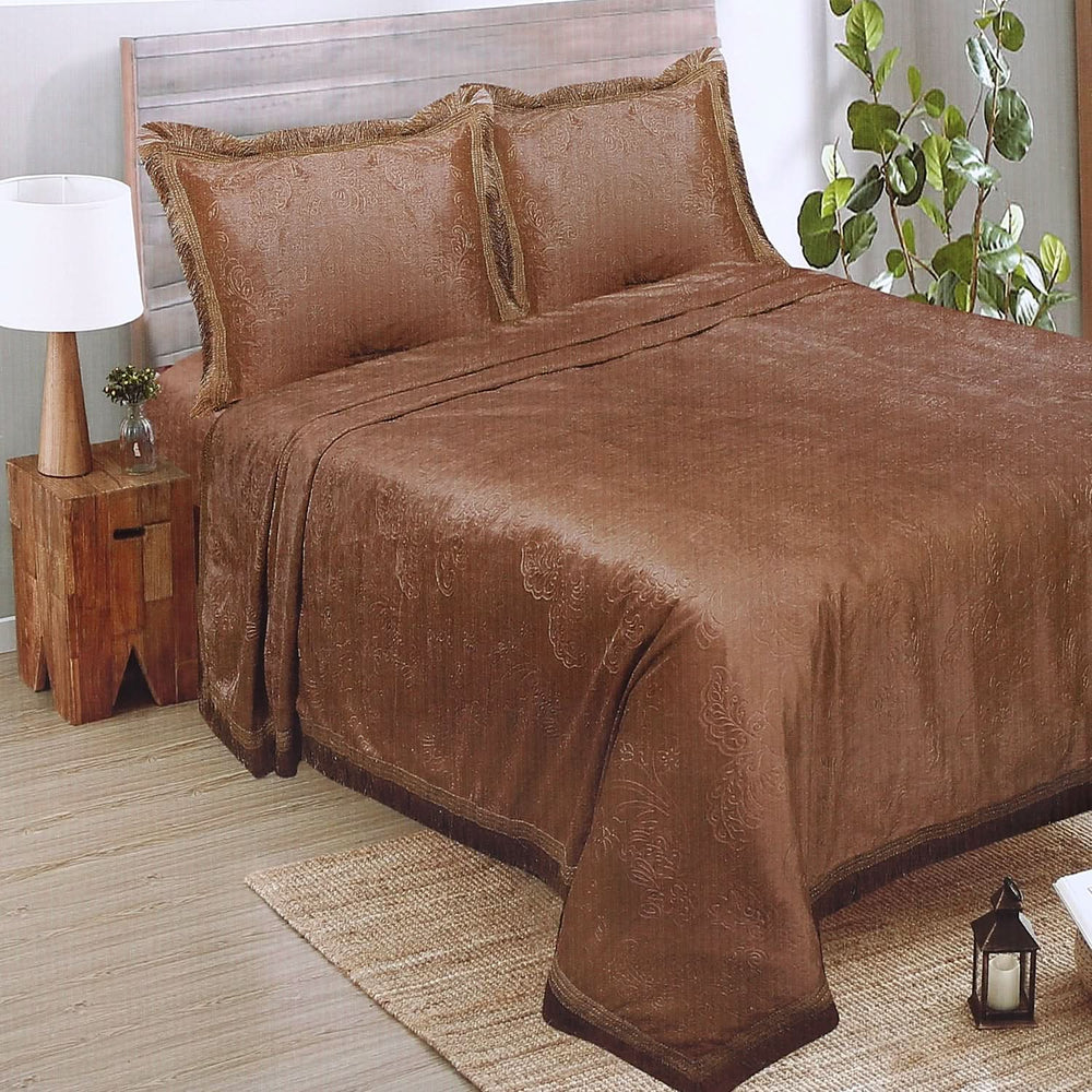 Silk Velvet Double Bedsheet, Double Size Bed Sheet, Chase Value, Chase Value