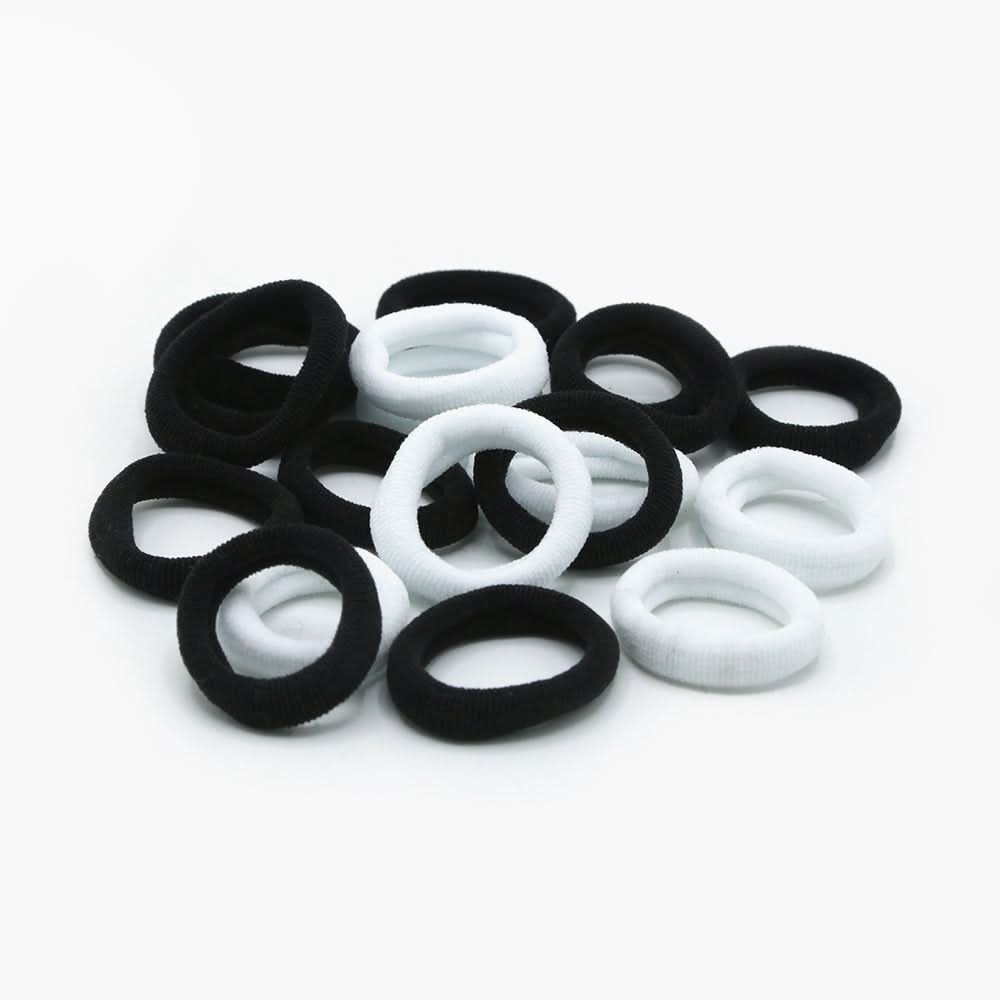 Girls Pony Box - White & Black, Girls Hair Accessories, Chase Value, Chase Value