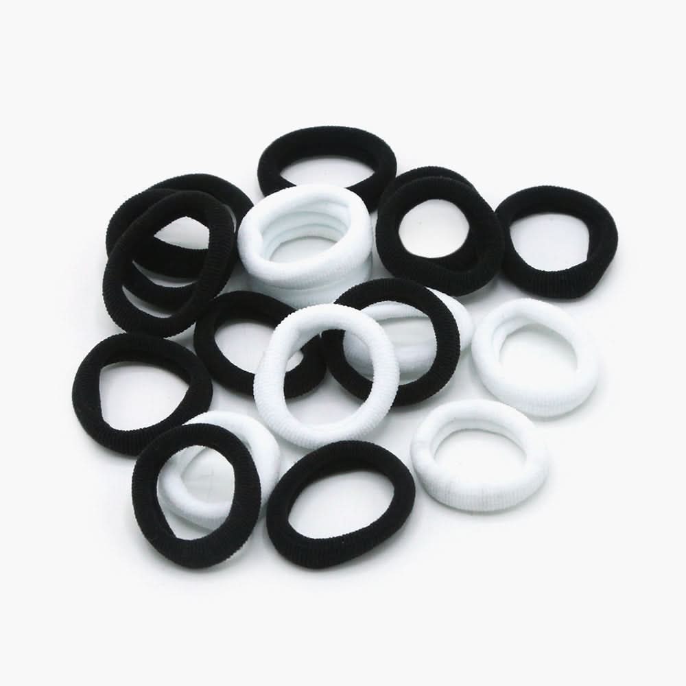 Girls Pony Box - White & Black, Girls Hair Accessories, Chase Value, Chase Value