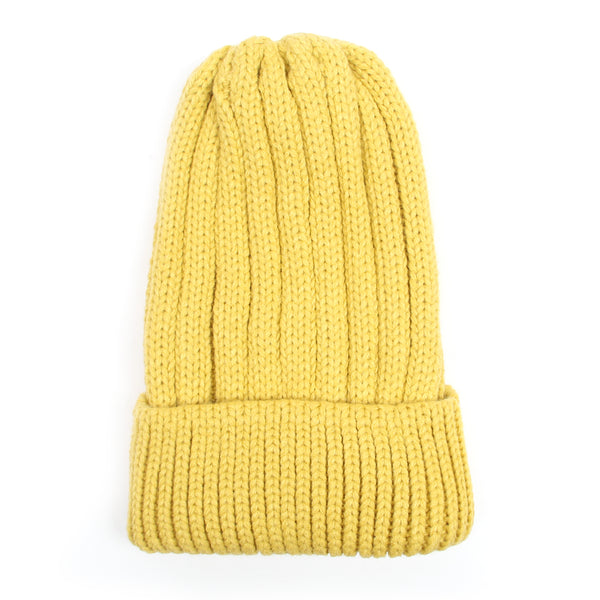 Kids Woolen Cap - Yellow