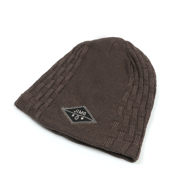 Men's Woolen Cap - Light Brown