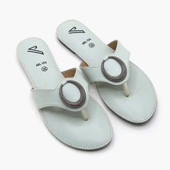 Women's Slipper - Light Green