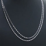 Women's Chain 2Pcs Set - Silver, Women Jewellery Set, Chase Value, Chase Value