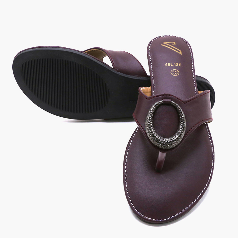 Women's Slipper - Maroon, Women Slippers, Chase Value, Chase Value