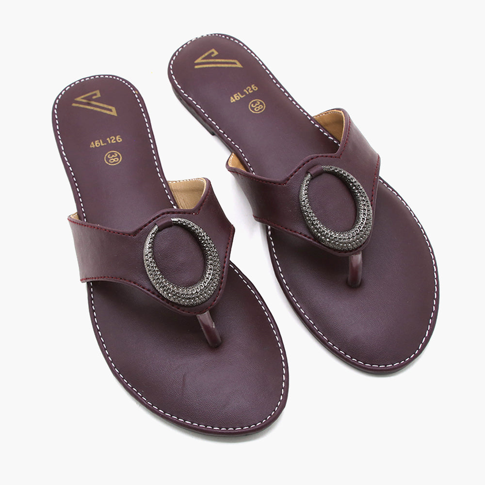 Women's Slipper - Maroon, Women Slippers, Chase Value, Chase Value
