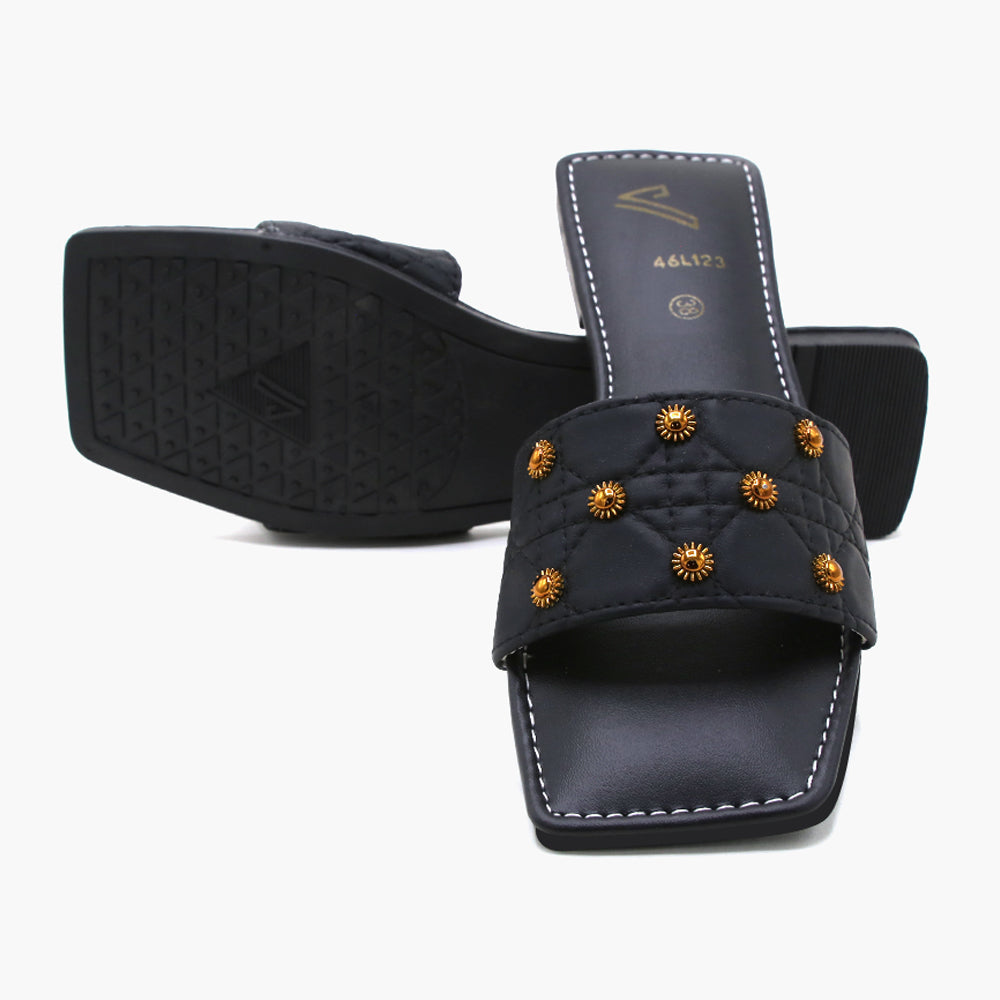 Women's Slipper - Black, Women Slippers, Chase Value, Chase Value