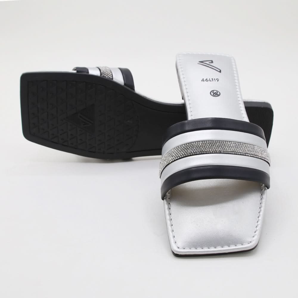 Women's Slipper - Silver, Women Slippers, Chase Value, Chase Value