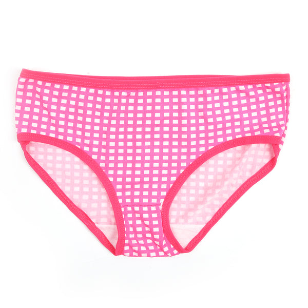 Girls Printed Panty - Pink