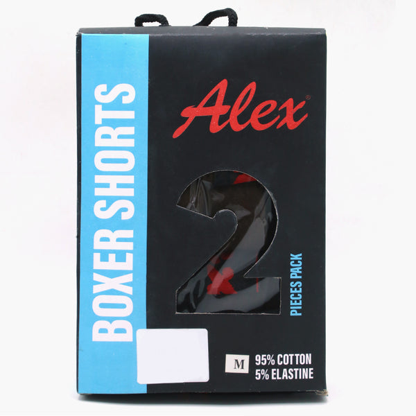 Alex Men's Short Boxer Pack Of 2 - Multi