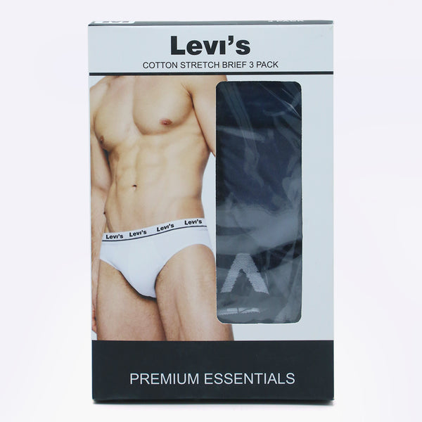 Levi's Cotton Stretch Brief 3 Pack Set Underwear - Multi