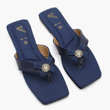 Women's Slipper - Navy Blue, Women Slippers, Chase Value, Chase Value