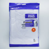 Bigben Rib Bazoo Vest - White, Men's Vest, Bigben, Chase Value