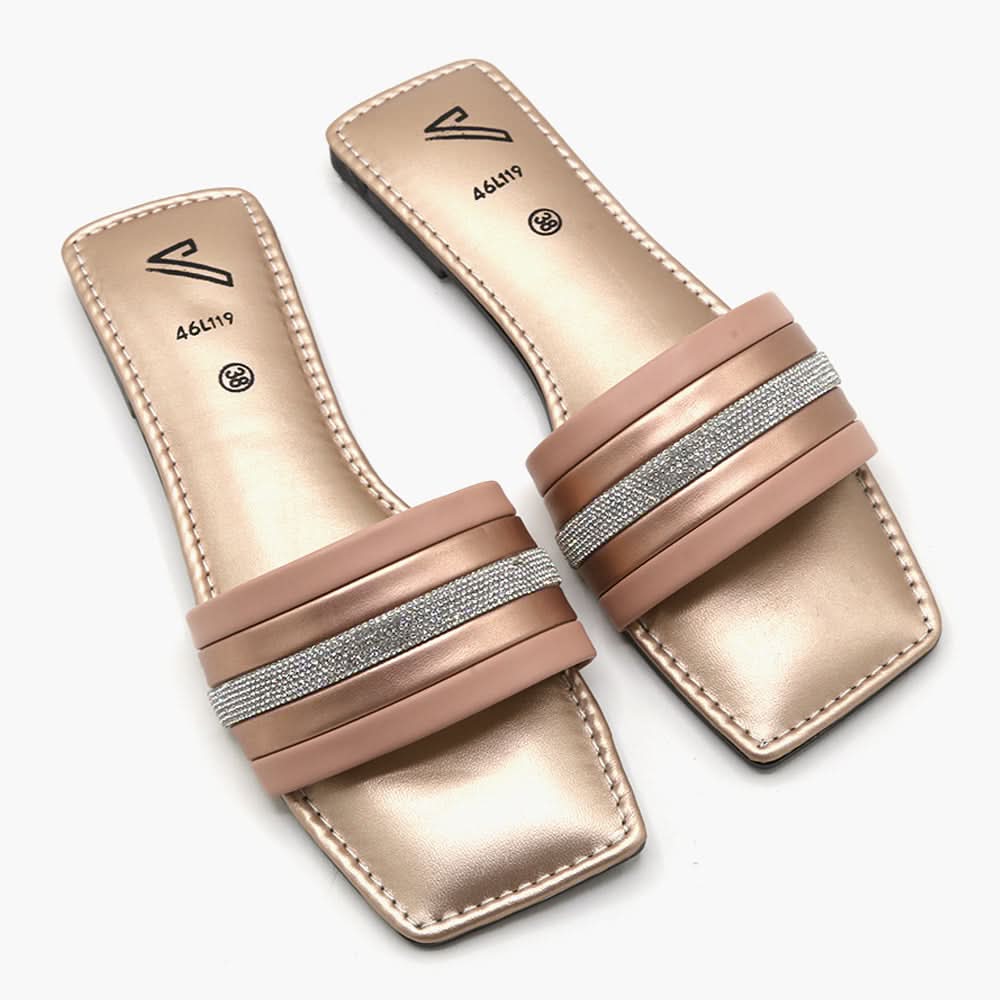 Women's Slipper - Peach, Women Slippers, Chase Value, Chase Value