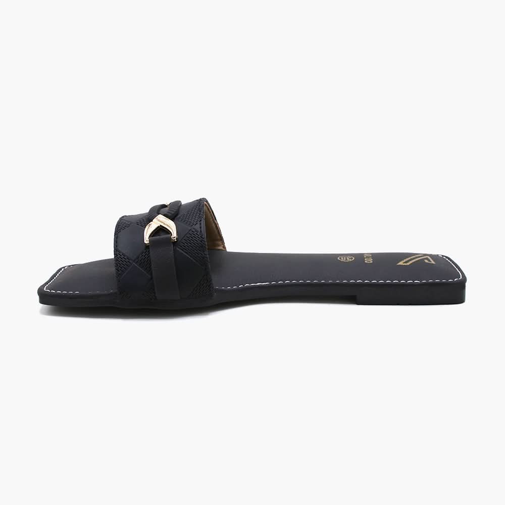 Women's Slipper - Black, Women Slippers, Chase Value, Chase Value