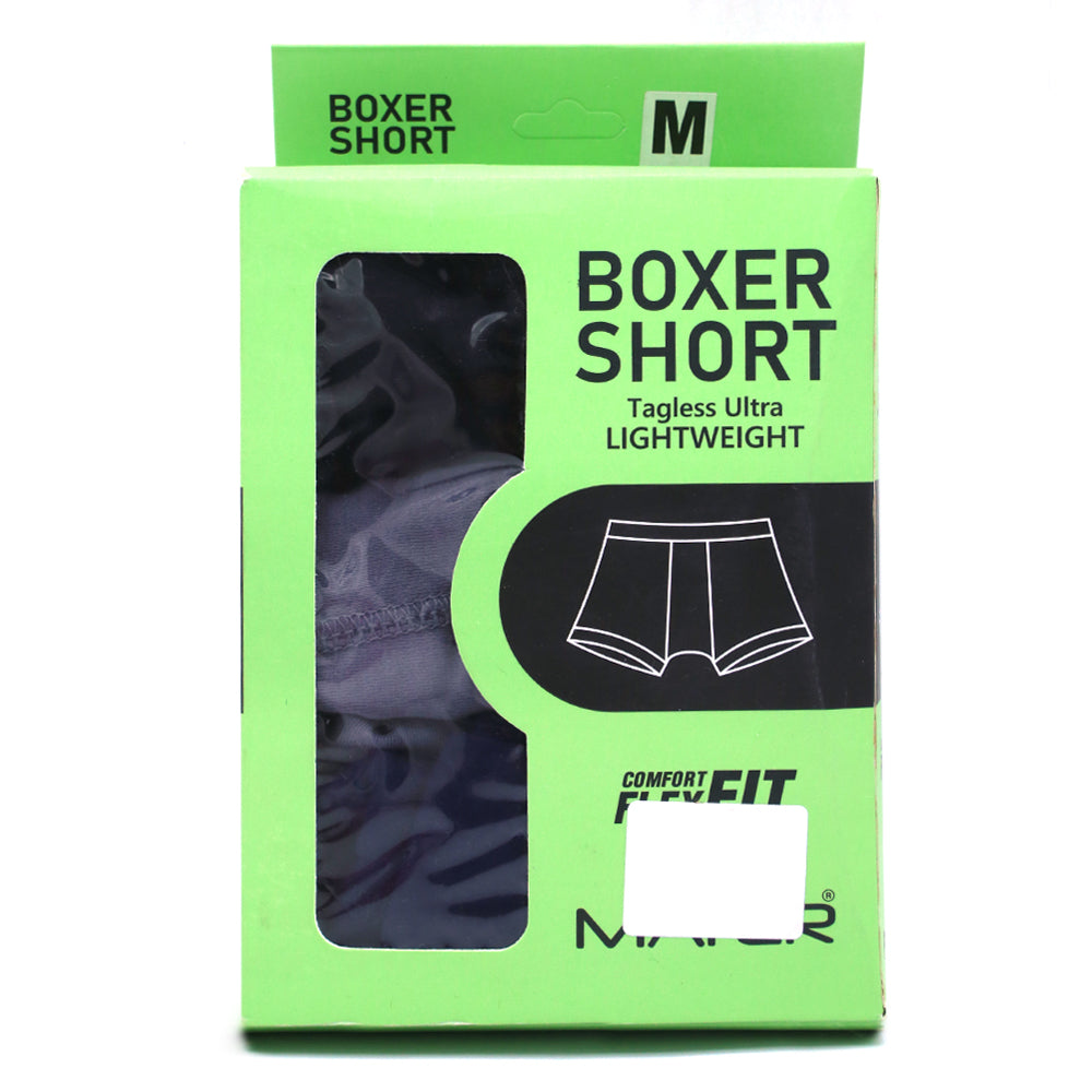 Mayer Boxer Short Comfort Flex Fit, 3 Pack Set, Multi, Men's Underwear, Mayer, Chase Value
