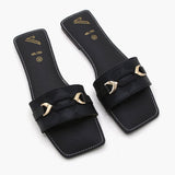 Women's Slipper - Black, Women Slippers, Chase Value, Chase Value