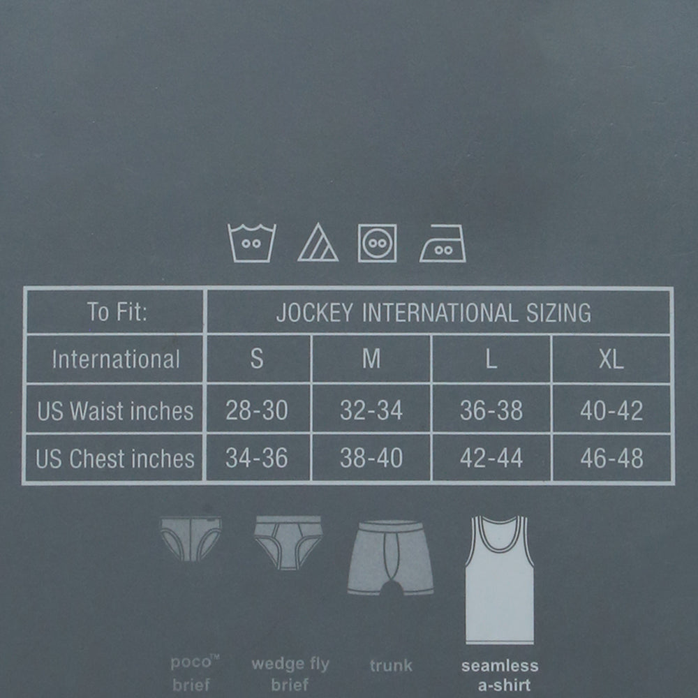 Jockey Men's 2 Pack Set Sando Vest - White, Men's Vest, Jockey, Chase Value