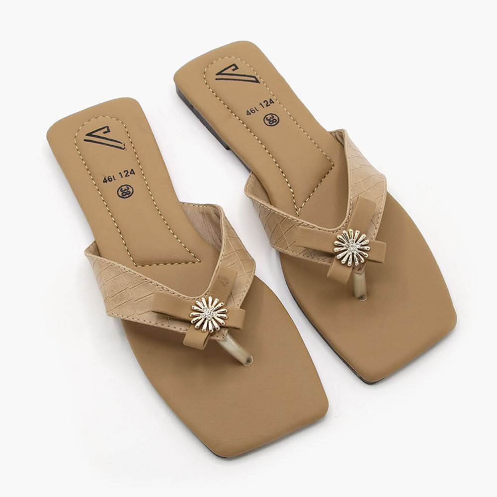 Women's Slipper - Fawn, Women Slippers, Chase Value, Chase Value