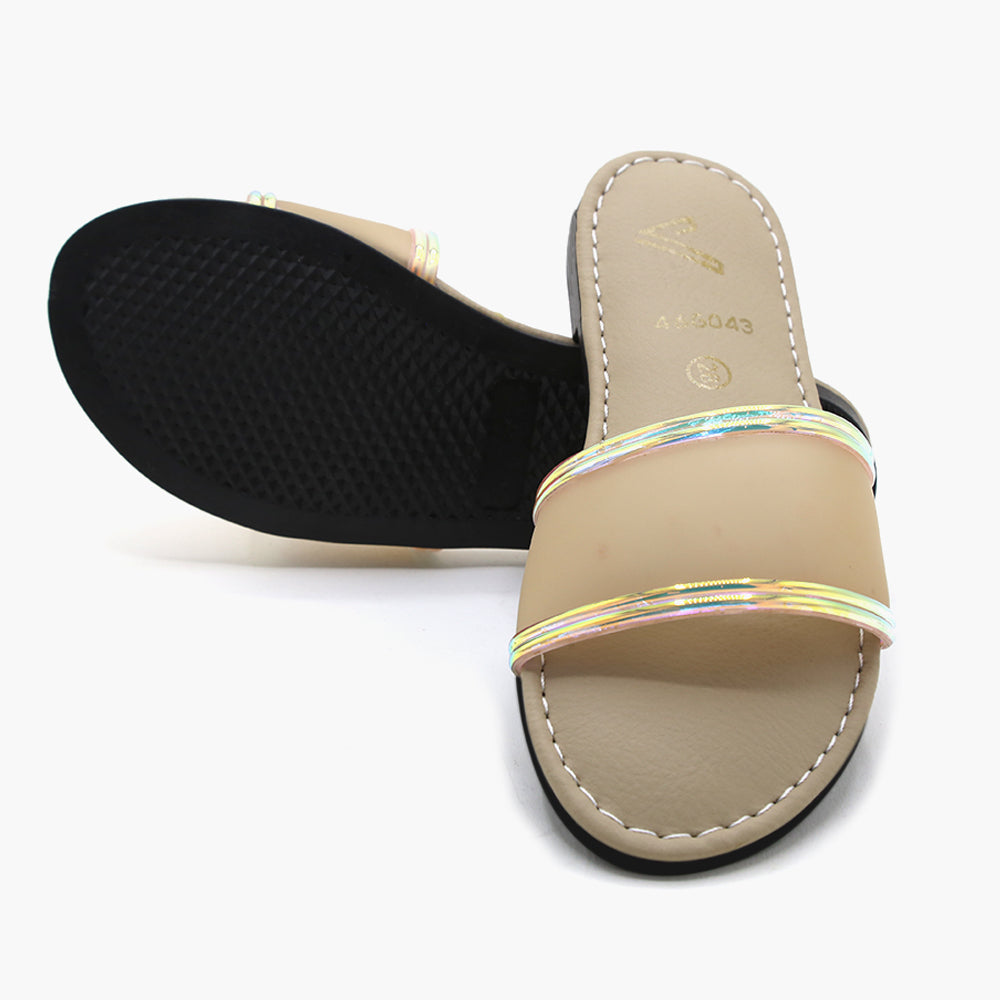 Valuable Girls Slipper - Fawn, Girls Slippers, Chase Value, Chase Value