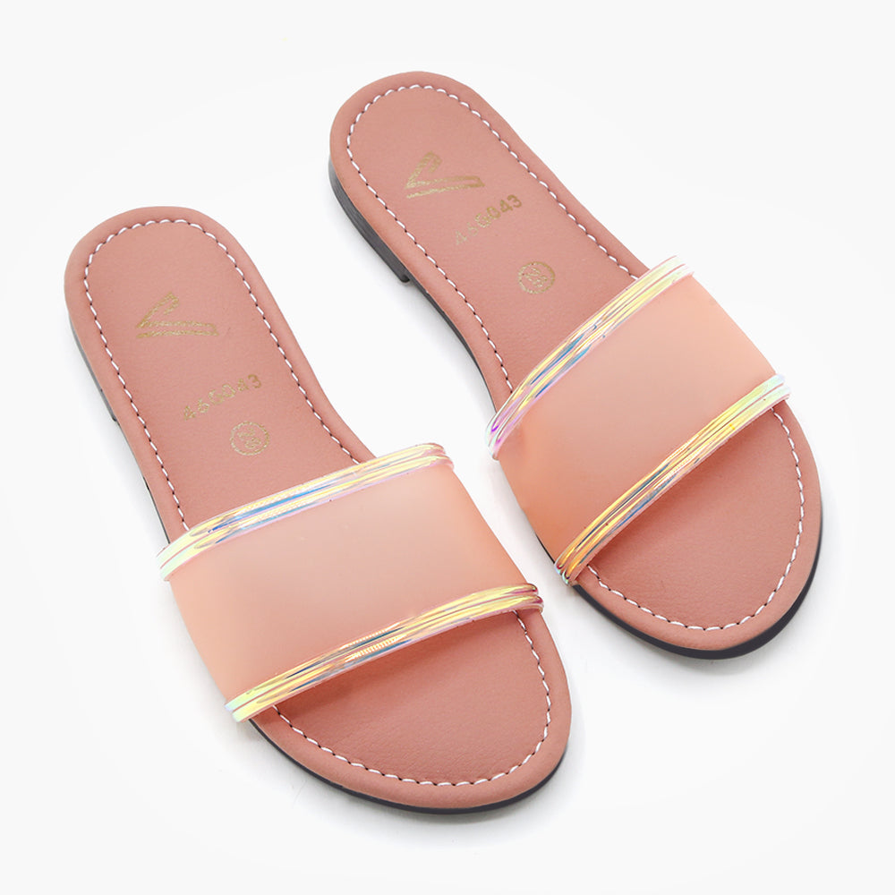 Valuable Girls Slipper - Peach, Girls Slippers, Chase Value, Chase Value