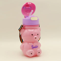 Teddy Bear Kids Plastic Water Bottle