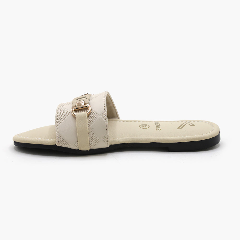 Girls Slipper - Fawn, Girls Slippers, Chase Value, Chase Value
