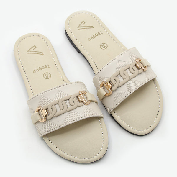 Girls Slipper - Fawn