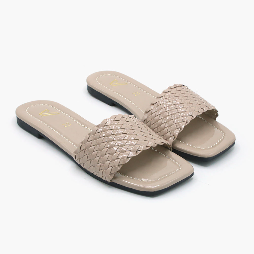 Girls Slipper - Beige, Girls Slippers, Chase Value, Chase Value