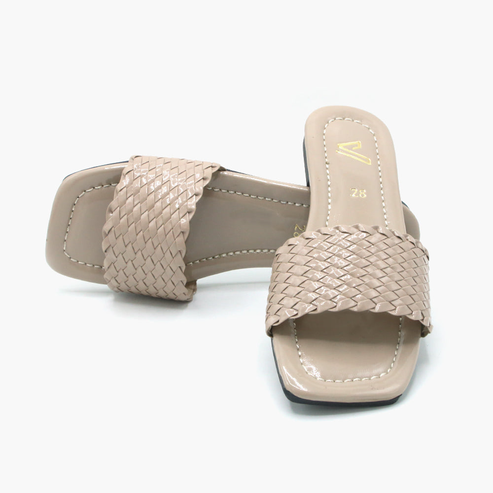 Girls Slipper - Beige, Girls Slippers, Chase Value, Chase Value
