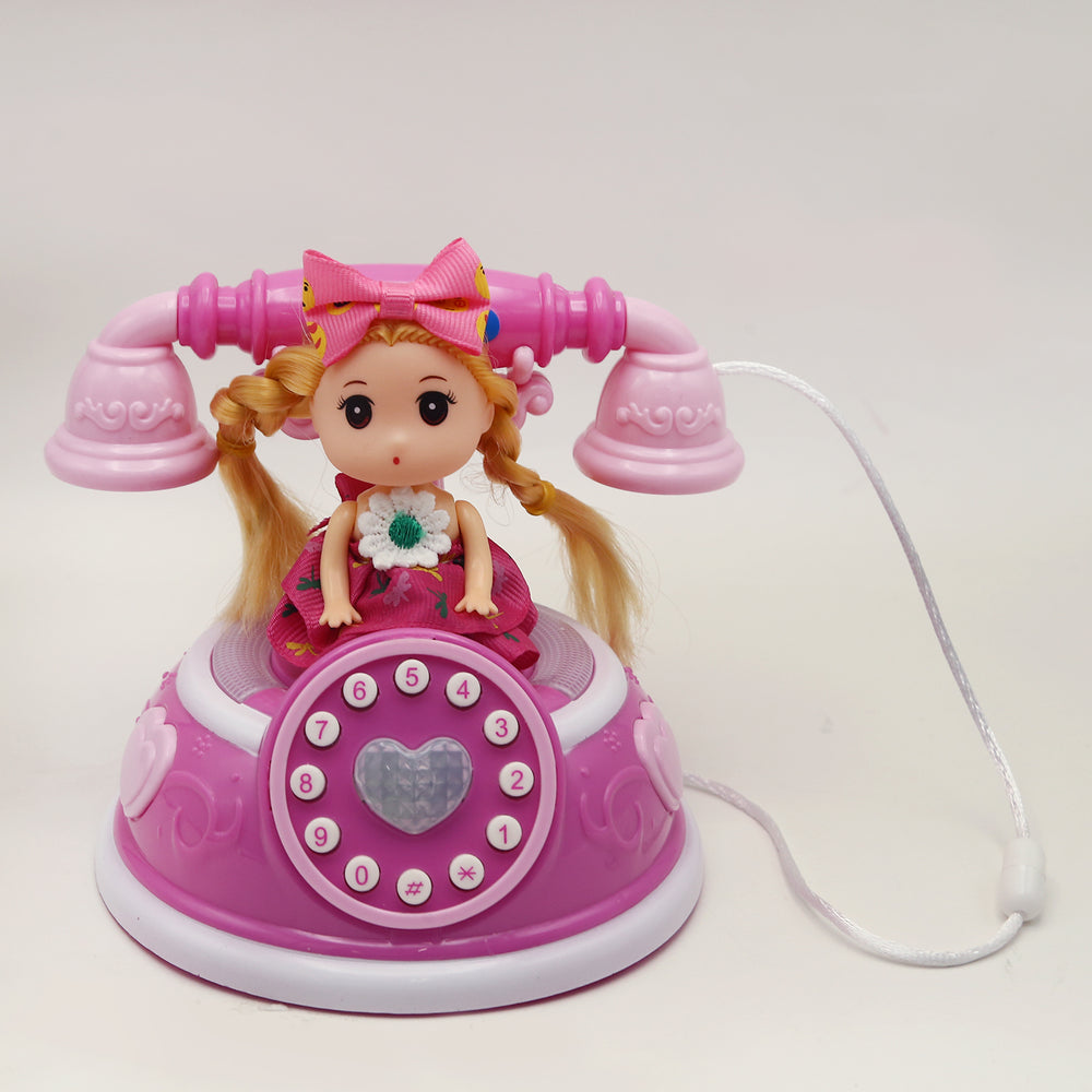 Mini Princess Telephone - Pink, Battery Operated Toys, Chase Value, Chase Value