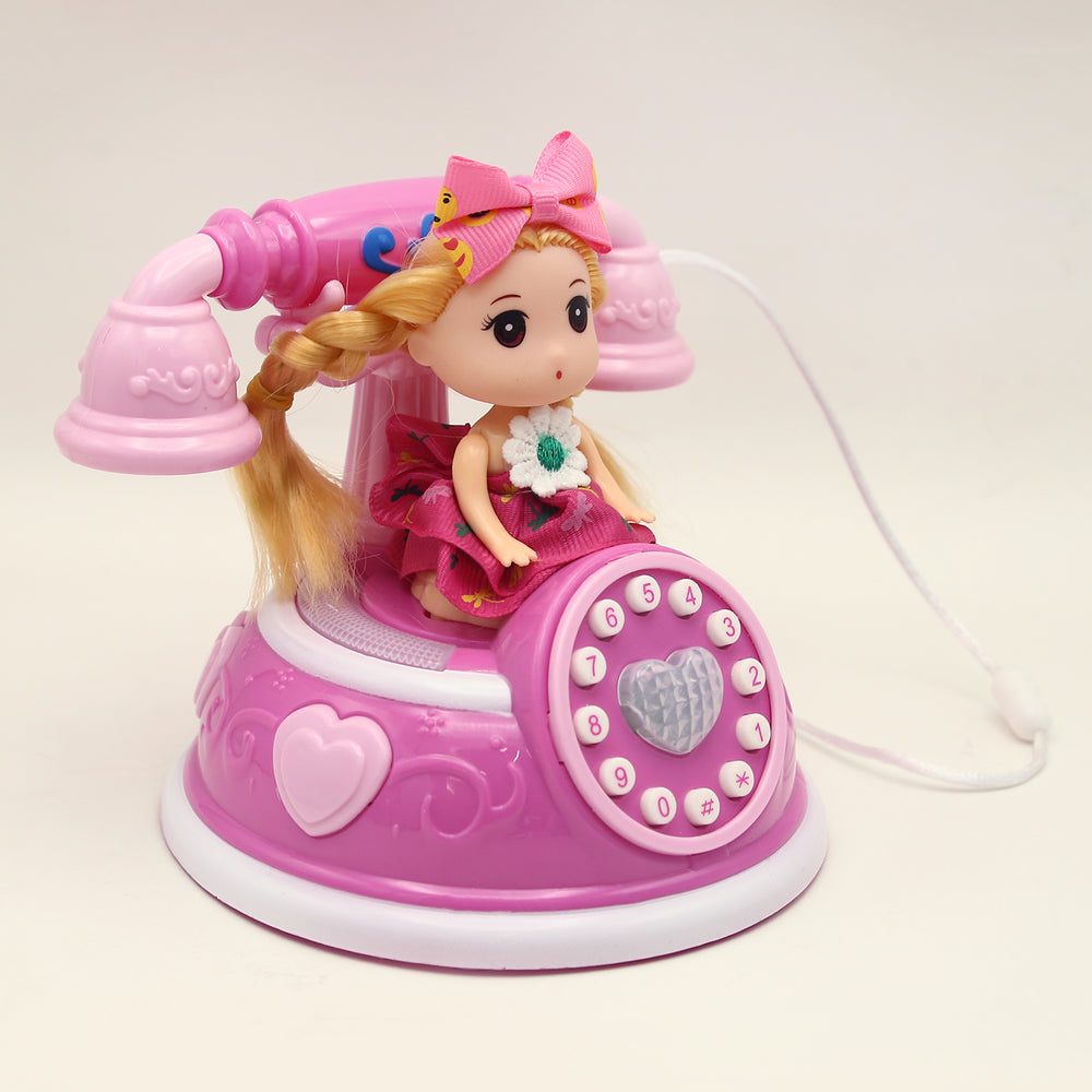 Mini Princess Telephone - Pink, Battery Operated Toys, Chase Value, Chase Value