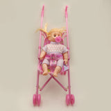 Baby Girl 12" Stroller With Crying - Pink, Kids Other Accessories, Chase Value, Chase Value