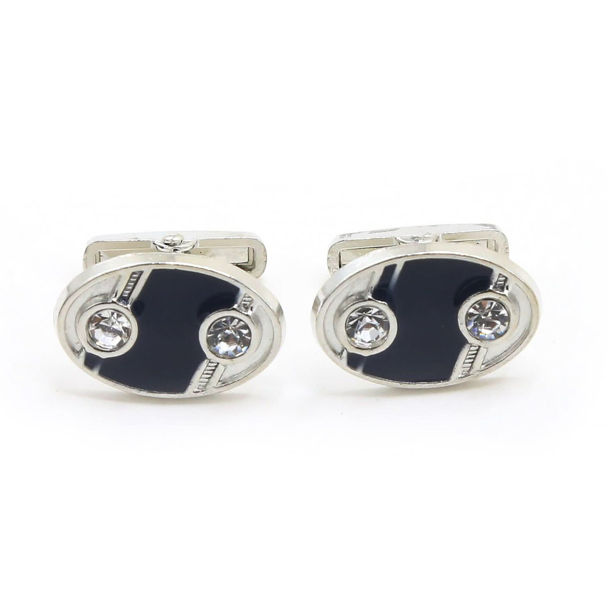 Men's Cufflink - Black, Men's Cufflinks, Chase Value, Chase Value