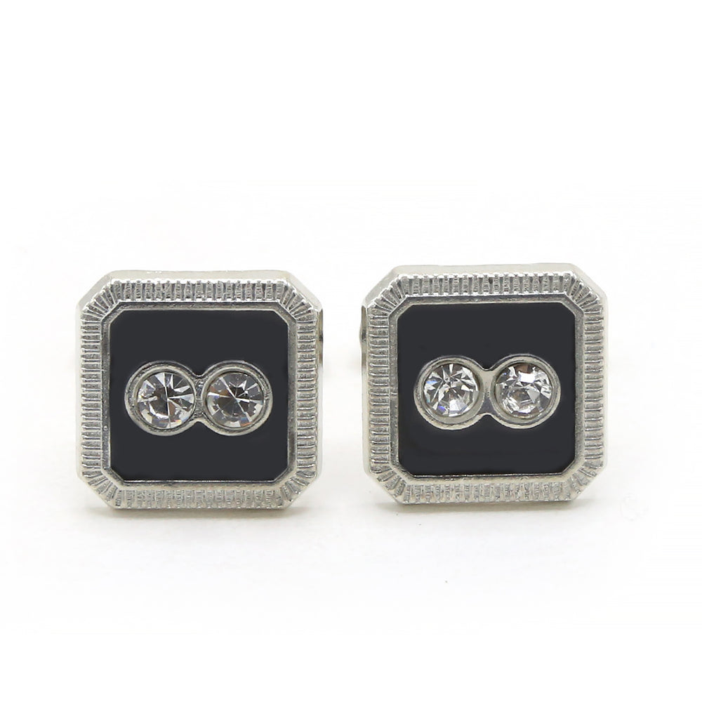 Men's Cufflink - Black, Men's Cufflinks, Chase Value, Chase Value