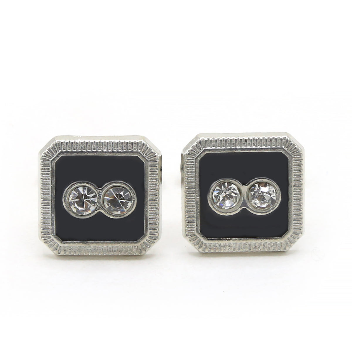 Men's Cufflink - Black, Men's Cufflinks, Chase Value, Chase Value