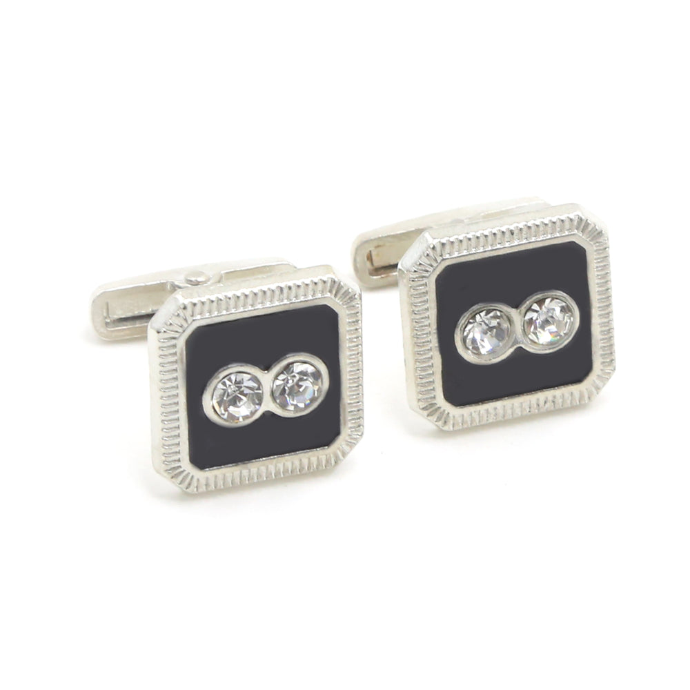 Men's Cufflink - Black, Men's Cufflinks, Chase Value, Chase Value