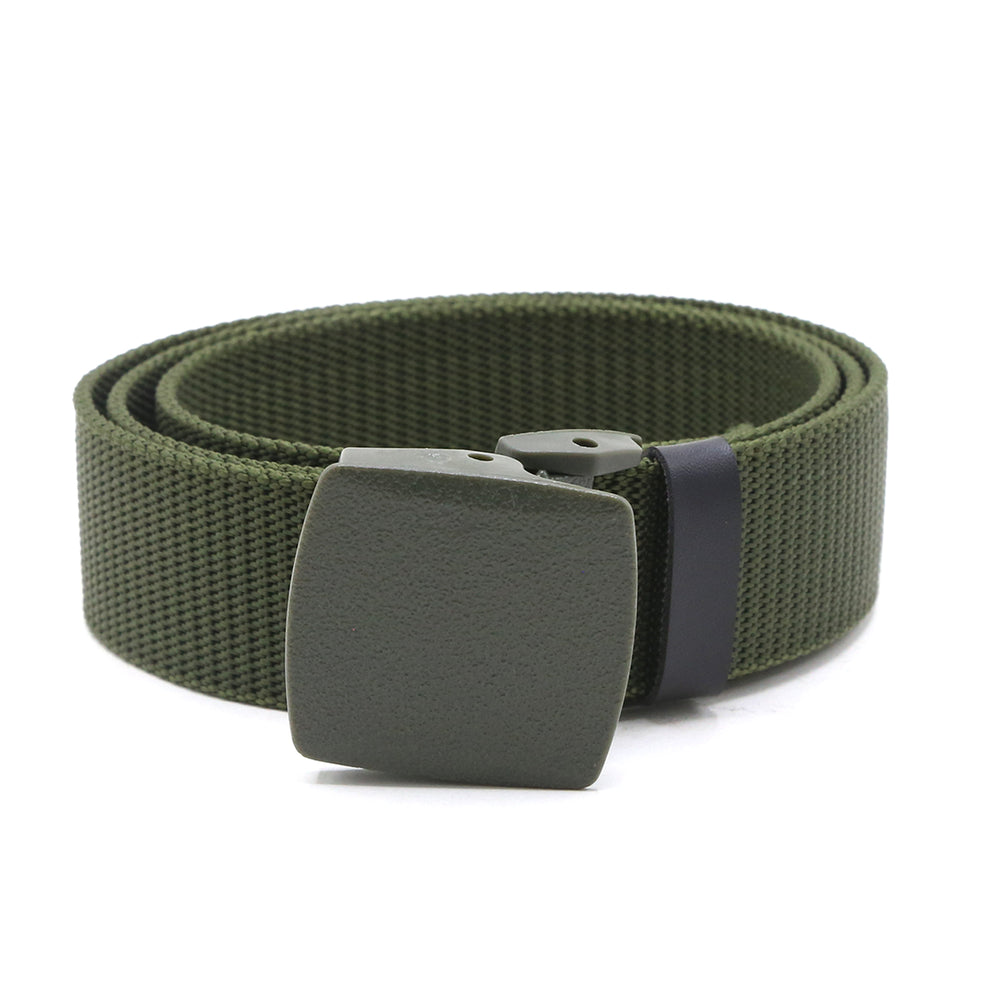 Canvas Belt With Plastic Lock - Olive, Men's Belt, Chase Value, Chase Value