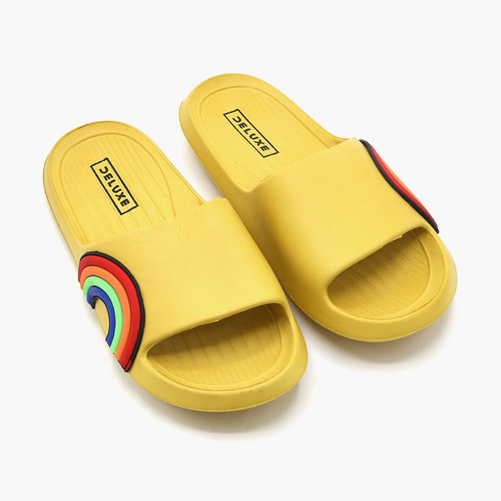 Women's Slider - Yellow, Women Slippers, Chase Value, Chase Value