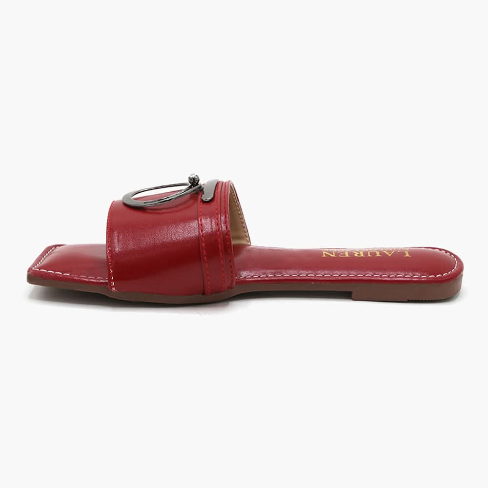 Women's Slipper - Red, Women Slippers, Chase Value, Chase Value