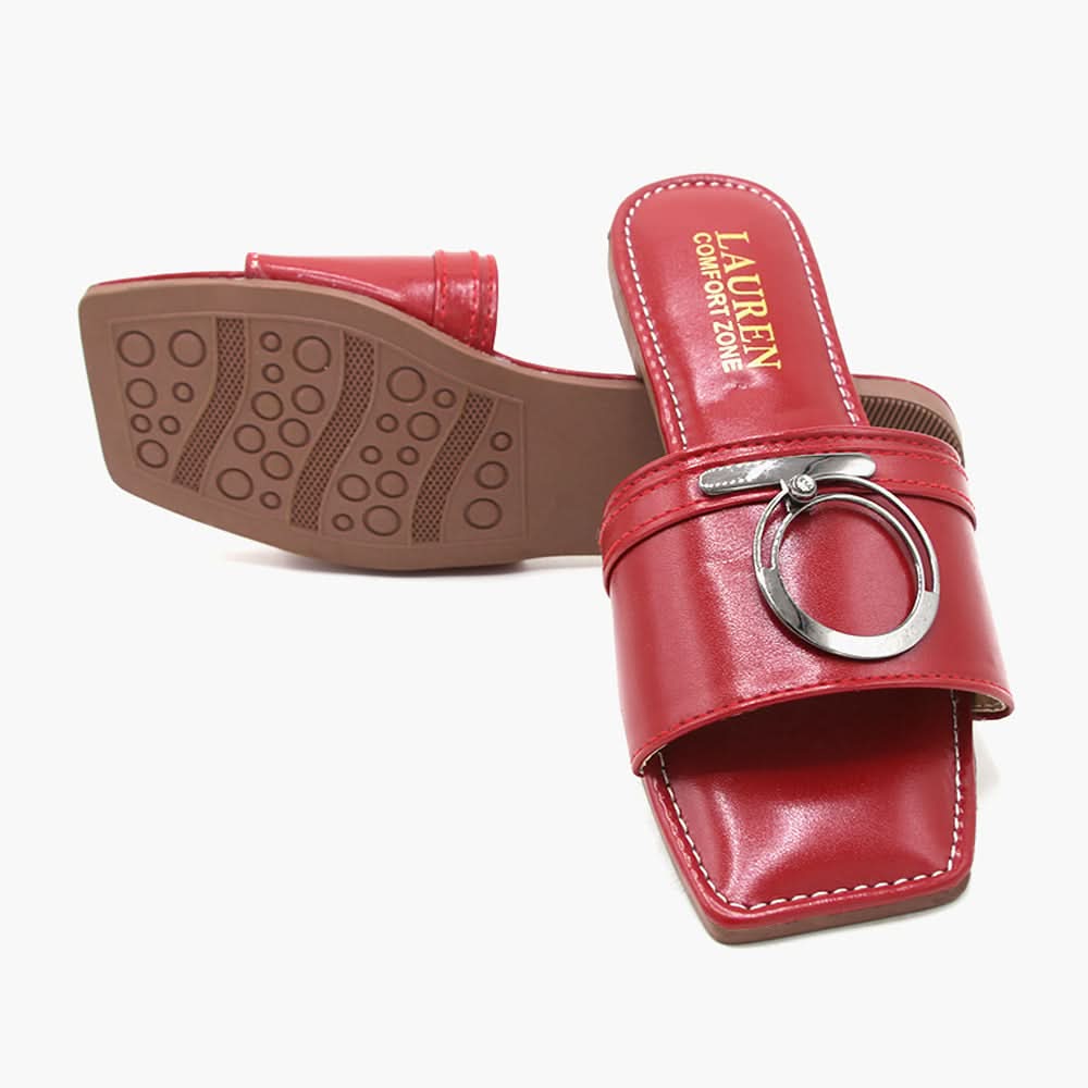Women's Slipper - Red, Women Slippers, Chase Value, Chase Value