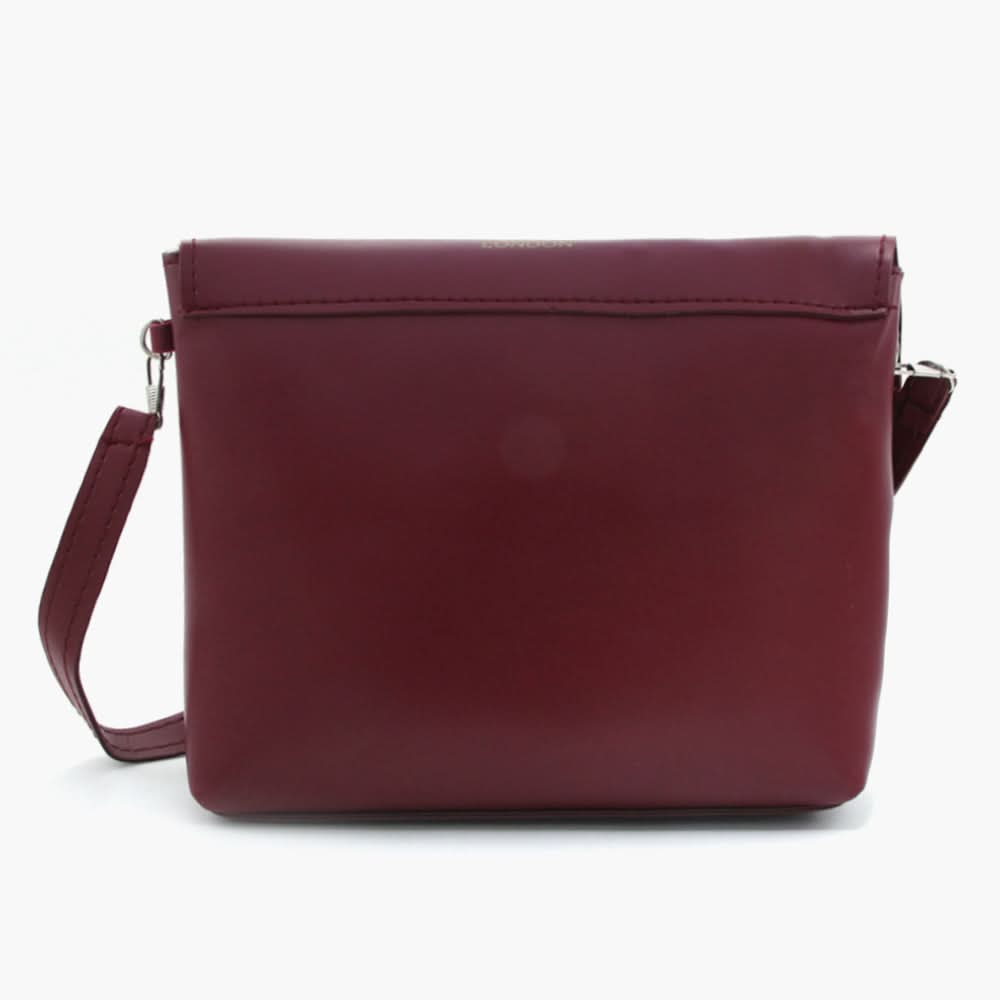 Women's Shoulder Bag - Maroon, Women Bags, Chase Value, Chase Value